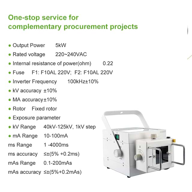 Machine à rayons X portable pour hôpital D019D-N